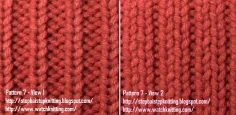 Stitch 7 ( Two to One Rib Stitch )