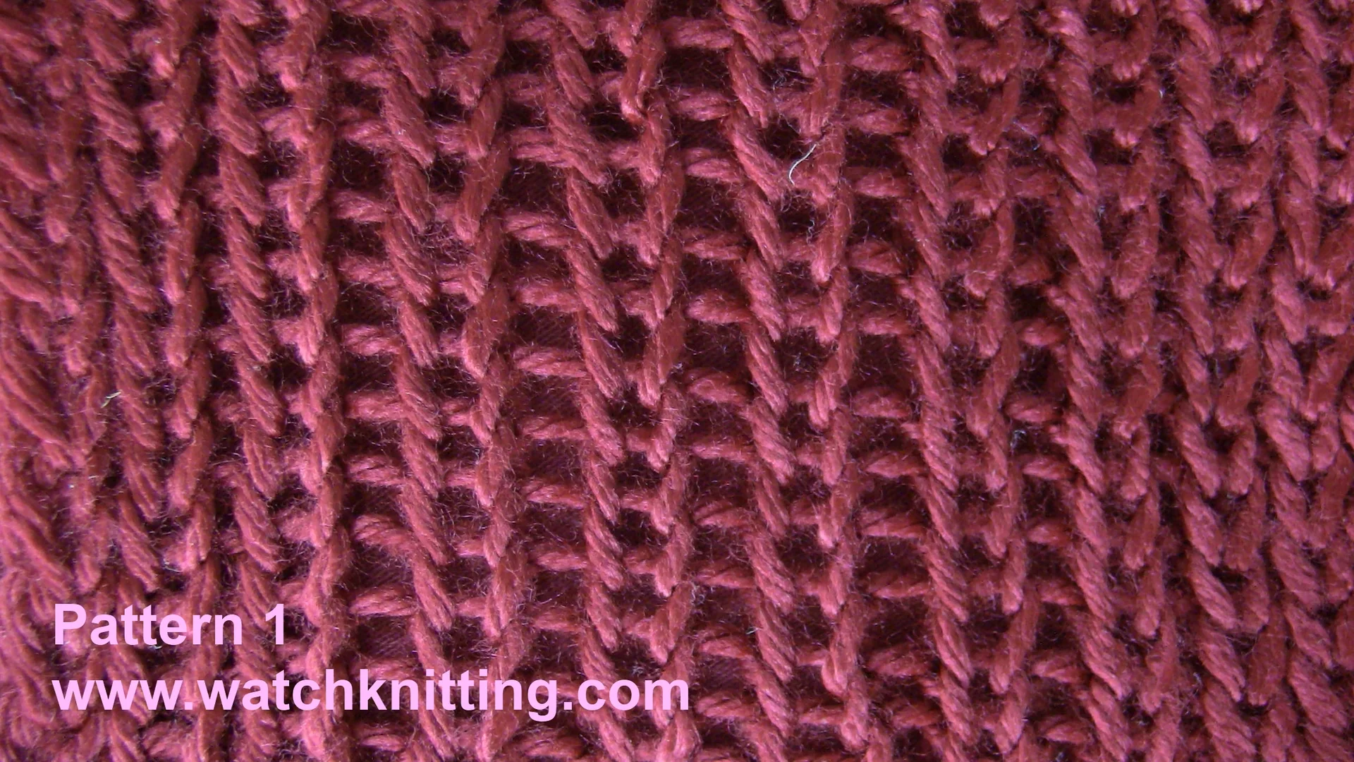 Stitch 1- Basic Rib Stitch — view 1 of 3